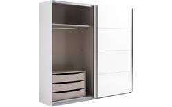 Goossens basic kledingkast miami grijs hoogwaardig meubelplaat - 8160924-04