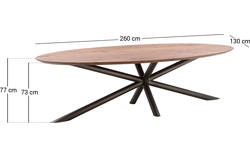 Goossens excellent eettafel gs 1302 noten noten - 8160945-08