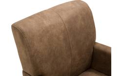 Goossens eetkamerstoel alex bruin microvezel - 8160950-01