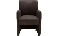 Goossens eetkamerstoel alex grijs microvezel - 8160951-01