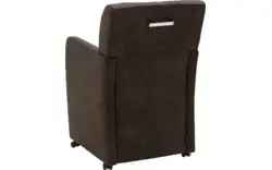 Goossens eetkamerstoel alex grijs microvezel - 8160951-01