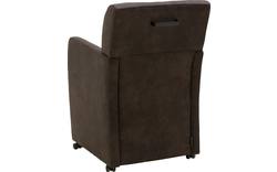 Goossens eetkamerstoel alex grijs microvezel - 8160951-031