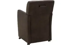 Goossens eetkamerstoel alex grijs microvezel - 8160951-01