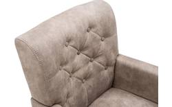 Goossens eetkamerstoel oliver bruin microvezel - 8160954-01