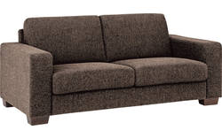 Goossens zitbank n joy divana bruin stof - 8170196-467-02