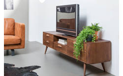 Goossens tv meubel bjarte donker bruin eiken - 8170339-01
