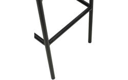 Goossens barstoel chaplin wit leer - 8170398-01