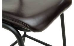 Goossens barstoel chaplin grijs leer - 8170399-01