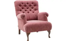 Goossens fauteuil ashton roze stof - 8170651-01
