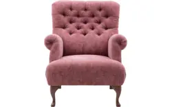 Goossens fauteuil ashton roze stof - 8170651-01