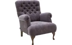 Goossens fauteuil ashton blauw stof - 8170653-01