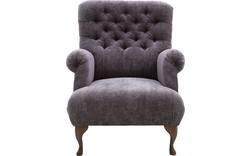 Goossens fauteuil ashton blauw stof - 8170653-02