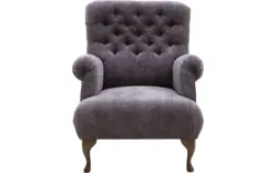 Goossens fauteuil ashton blauw stof - 8170653-01