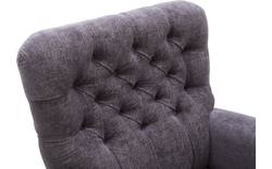 Goossens fauteuil ashton blauw stof - 8170653-01