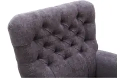 Goossens fauteuil ashton blauw stof - 8170653-01