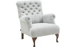 Goossens fauteuil ashton groen stof - 8170655-01