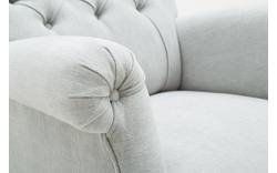 Goossens fauteuil ashton groen stof - 8170655-01