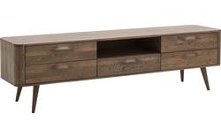 Goossens tv meubel bjarte donker bruin eiken - 8170683-03