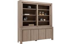 Goossens buffetkast clear blank eiken - 8170791-01