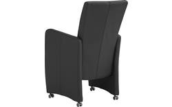 Goossens excellent eetkamerstoel riva grijs leer - 8171036-01