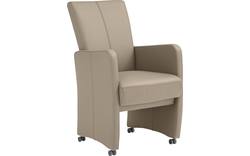 Goossens excellent eetkamerstoel riva wit leer - 8171037-01