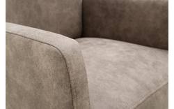 Goossens eetkamerstoel leen bruin microvezel - 8171206-01