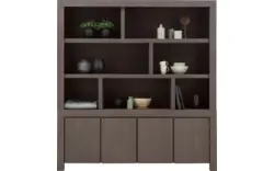 Goossens buffetkast clear donker bruin eiken - 8171208-01