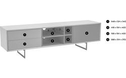Goossens basic tv meubel vienna bruin mdf - 8171315-01