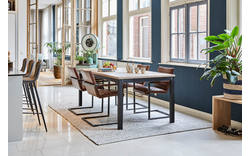 Goossens eettafel max blank eiken - 8220270-01