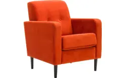 Goossens fauteuil hipp geel stof - 8171441-01