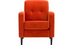 Goossens fauteuil hipp geel stof - 8171441-01