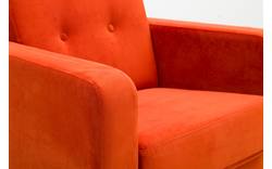 Goossens fauteuil hipp geel stof - 8171441-01