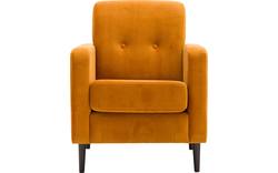 Goossens fauteuil hipp geel stof - 8171442-01