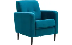 Goossens fauteuil hipp groen stof - 8171443-01