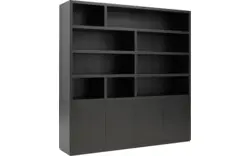 Goossens buffetkast barcelona zwart eiken - 8171447-01