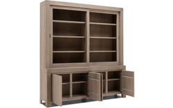 Goossens buffetkast clear blank eiken - 8170791-01