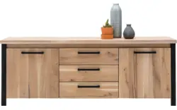 Goossens dressoir santos bruin eiken - 8171977-01