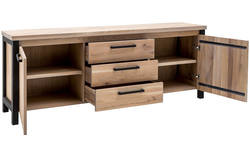 Goossens dressoir santos bruin eiken - 8171977-01