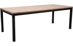 Goossens eettafel santos bruin eiken - 8171981-03