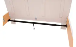 Goossens dwarsbalk infinity dwarsbalkenset zwart metaal - 8180012-01
