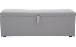 Goossens bedbank dutch comfort line b grijs stof - 8180126-03