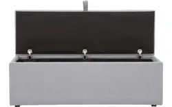 Goossens bedbank dutch comfort line b grijs stof - 8180126-03