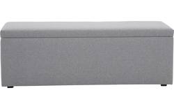 Goossens bedbank dutch comfort line b grijs stof - 8180126-03