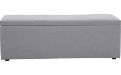 Goossens bedbank dutch comfort line b grijs stof - 8180126-03