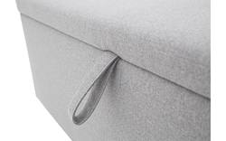 Goossens bedbank dutch comfort line b grijs stof - 8180126-03