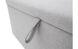 Goossens bedbank dutch comfort line b grijs stof - 8180126-03