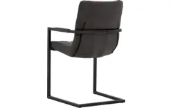 Goossens eetkamerstoel steven grijs microvezel - 8180180-02