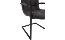 Goossens eetkamerstoel steven grijs microvezel - 8180180-02