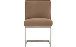 Goossens excellent eetkamerstoel tom bruin leer - 8180200-03