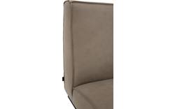 Goossens excellent eetkamerstoel tom bruin leer - 8180200-03-zwartepoot